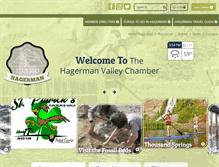 Tablet Screenshot of hagermanvalleychamber.com